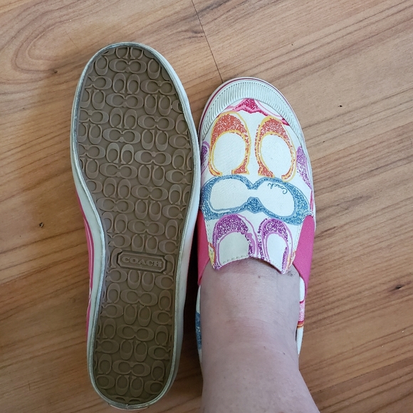 Coach Shoes - **SOLD**Authentic Coach Multi-Color Tennis Shoes